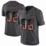 Nike Chicago Bears #96 Akiem Hicks 2018 Salute To Service Retro USA Flag Limited NFL Jersey
