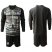 Chelsea Blank Black Goalkeeper Long Sleeves Soccer Club Jersey