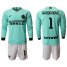 Inter Milan #1 Handanovic Away Long Sleeves Soccer Club Jersey