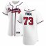 Atlanta Braves #73 Huascar Ynoa Mens Nike White Home 2020 Authentic Player MLB Jersey