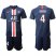 Paris Saint-Germain #4 Kehrer Home Soccer Club Jersey
