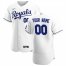 Kansas City Royals Custom Mens Nike White Home 2020 Authentic Player MLB Jersey