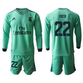 Real Madrid #22 Isco Third Long Sleeves Soccer Club Jersey