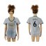 Womens Manchester United #6 Pogba Sec Away Soccer Club Jersey