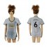 Womens Manchester United #6 Pogba Sec Away Soccer Club Jersey