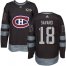 Adidas Montreal Canadiens #18 Serge Savard Black 1917-2017 100th Anniversary Stitched NHL Jersey
