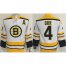 Boston Bruins #4 Bobby Orr White CCM Youth Stitched NHL Jersey