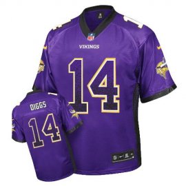 Nike Minnesota Vikings #14 Stefon Diggs Purple Team Color Mens Stitched NFL Elite Drift Fashion Jersey