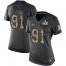 Nike Kansas City Chiefs #91 Derrick Nnadi Black Womens Super Bowl LV Bound Stitched NFL Limited 2016 Salute to Service Jersey