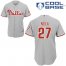 Philadelphia Phillies #27 Aaron Nola Grey Cool Base Stitched Youth MLB Jersey