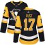 Adidas Pittsburgh Penguins #17 Bryan Rust Black Home Authentic Womens Stitched NHL Jersey