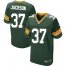 Nike Green Bay Packers #37 Josh Jackson Green Team Color Mens Stitched NFL Elite Jersey