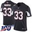Nike Arizona Cardinals #33 Byron Murphy Black Alternate Mens Stitched NFL 100th Season Vapor Limited Jersey