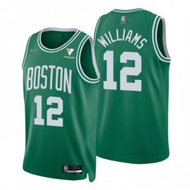 Nike Boston Celtics #12 Grant Williams Green Mens 2021-22 NBA 75th Anniversary Diamond Swingman Jersey – Icon Edition Mens