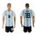 Argentina #18 SALVIO Home 2018 FIFA World Cup Soccer Jersey