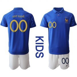 France Personalized 100th Anniversary Edition Kid Soccer Country Jersey