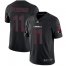 Nike Arizona Cardinals #11 Larry Fitzgerald Black Mens Stitched NFL Limited Rush Impact Jersey