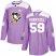 Adidas Pittsburgh Penguins #59 Jake Guentzel Purple Authentic Fights Cancer Stitched NHL Jersey