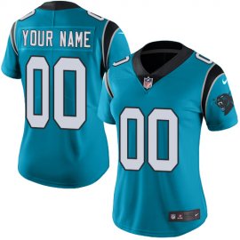Nike Carolina Panthers Customized Blue Alternate Stitched Vapor Untouchable Limited Womens NFL Jersey