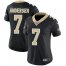 Nike New Orleans Saints #7 Morten Andersen Black Team Color Womens Stitched NFL Vapor Untouchable Limited Jersey