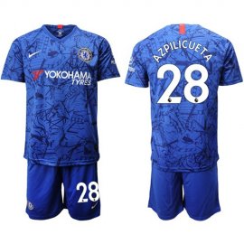 Chelsea #28 Azpilicueta Home Soccer Club Jersey