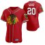 Chicago Blackhawks #20 Brandon Saad Mens 2020 NHL x MLB Crossover Edition Baseball Jersey Red
