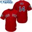 Boston Red Sox #14 Jim Rice Red Cool Base 2018 World Series Stitched Youth MLB Jersey