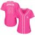 Seattle Mariners #51 Randy Johnson Pink Fashion Womens Stitched MLB Jersey