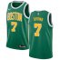 Mens Nike Boston Celtics #7 Jaylen Brown Green NBA Swingman Earned Edition Jersey