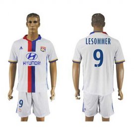 Lyon #9 Lesommer Home Soccer Club Jersey