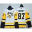 Adidas Pittsburgh Penguins #87 Sidney Crosby White Road Authentic Womens Stitched NHL Jersey