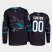Adidas Sharks Custom Mens 2021-22 Alternate Authentic NHL Jersey – Black
