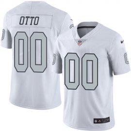 Nike Las Vegas Raiders #00 Jim Otto White Mens Stitched NFL Limited Rush Jersey