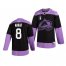 Colorado Colorado Avalanche #8 Cale Makar Adidas 2022 Stanley Cup Final Patch Mens Hockey Fights Cancer Practice NHL Jersey Black Mens