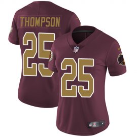 Nike Washington Football Team #25 Chris Thompson Burgundy Red Alternate Womens Stitched NFL Vapor Untouchable Limited Jersey