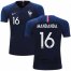 France #16 Mandanda Home Kid Soccer Country Jersey