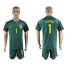 Brazil #1 Alisson Away Soccer Country Jersey