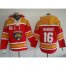 Florida Panthers #16 Aleksander Barkov Red/Gold Sawyer Hooded Sweatshirt Stitched NHL Jersey