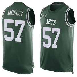Nike New York Jets #57 C.J. Mosley Martin Green Team Color Mens Stitched NFL Limited Tank Top Jersey
