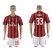 AC Milan #33 Kuco Home Soccer Club Jersey