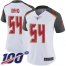 Nike Tampa Bay Buccaneers #54 Lavonte David White Womens Stitched NFL 100th Season Vapor Limited Jersey
