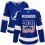 Adidas Tampa Bay Lightning #29 Scott Wedgewood Blue Home Authentic USA Flag Womens Stitched NHL Jersey