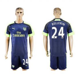Arsenal #24 Bellerin Sec Away Soccer Club Jersey