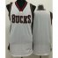 Milwaukee Bucks Blank White Revolution 30 Stitched NBA Jersey