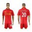Liverpool #20 Cissokho Red Home Soccer Club Jersey