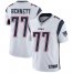 Nike New England Patriots #77 Michael Bennett White Mens Stitched NFL Vapor Untouchable Limited Jersey