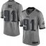 Nike Philadelphia Eagles #91 Fletcher Cox Gray Mens Stitched NFL Limited Gridiron Gray Jersey