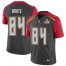 Nike Tampa Bay Buccaneers #84 Cameron Brate Gray Mens Super Bowl LV Bound Stitched NFL Limited Inverted Legend Jersey
