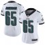Nike Philadelphia Eagles #65 Lane Johnson White Womens Stitched NFL Vapor Untouchable Limited Jersey