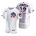Chicago Cubs #12 Kyle Schwarber Mens Nike White Fluttering USA Flag Limited Edition Authentic MLB Jersey